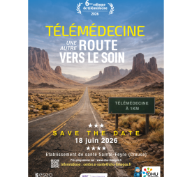 CHU Limoges - Colloque Télémédecine - Affiche