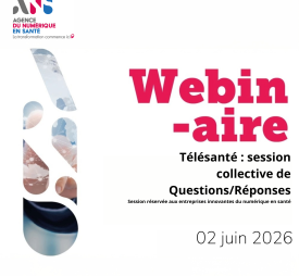Logo - Webinaire ANS -QR Télésanté