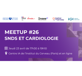Affiche - Meetup #26 – L’utilisation des données du SNDS en cardiologie