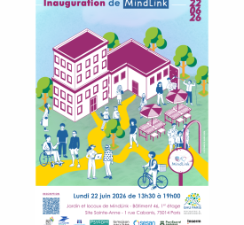 Affiche evenement inauguration Mindlink