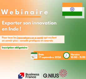 Webinaire G_NIUS x Business France - Inde